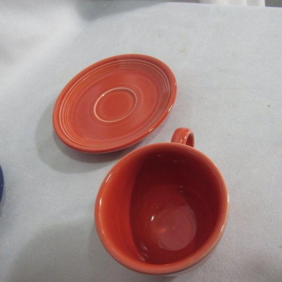 FIESTAWARE TEA CUP AND SAUCER - Picture 4 of 7